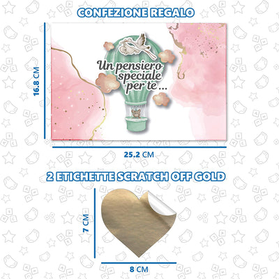 Idea Regalo Neonato Maschio Femmina - Libro Dei Ricordi Bambino Dalla Nascita Fino Ai Primi Passi - Idee Regali Originali Bambini - Organizer Bimbo Bimba Originale