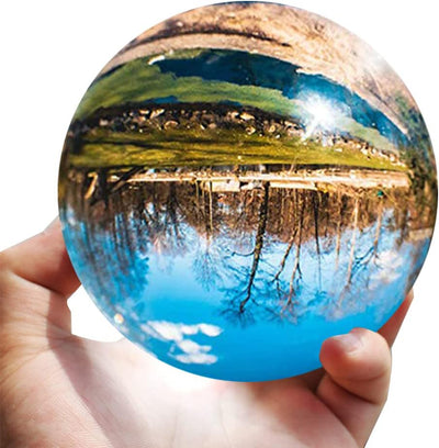 Sfera Di Vetro, K9 Sfera Di Cristallo, 80Mm K9 Sfera Vetro Trasparente per Fotografia, Sfera Di Cristallo Palle Di Vetro per Foto, per Fotografia, Decorazione, Divinazione