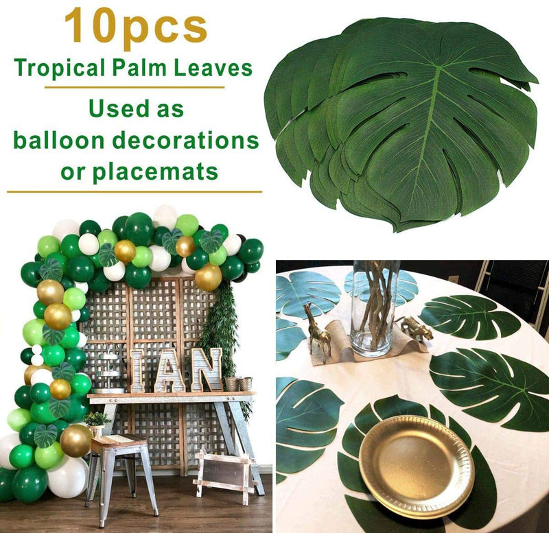 Green Forest Theme Balloon Chain Combination Jungle Party Decorative