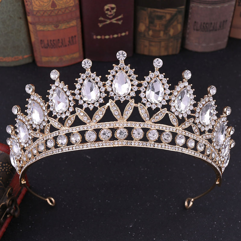 Bride Wedding Atmosphere round Crown Tiara