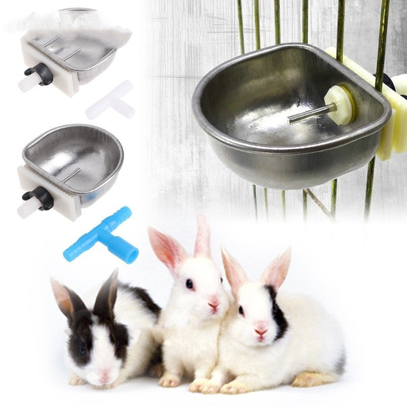 High Quality Rabbit Automatic Drinker Water Feeder Fix Bowl