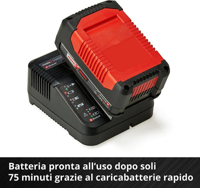 4512042 Starter Kit 4,0 Ah Con Batteria E Caricabatterie Power X-Change, Li-Ion, 18 V, Tempo Di Ricarica 75 Minuti, Adatto a Tutti Gli Utensili Power X-Change