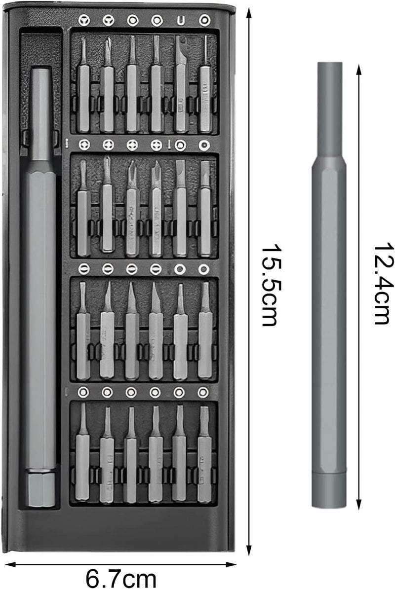 25 in 1 Set Cacciaviti Precisione, Mini Cacciaviti Professionale, Portatile Kit Cacciaviti Riparazioni per Occhiali, Orologio, Smartphone, PC, Laptop, Tablet