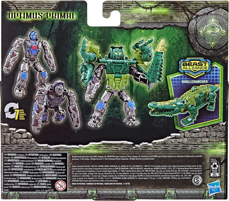 : Il Risveglio, Beast Alliance, Beast Combiner, Confezione Da 2 Con Giocattolo Di Optimus Primal, Dai 6 Anni in Su, 12,5 Cm