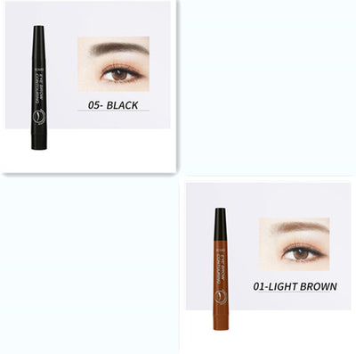 Four-Headed Eyebrow Pencil Long-Lasting No Blooming