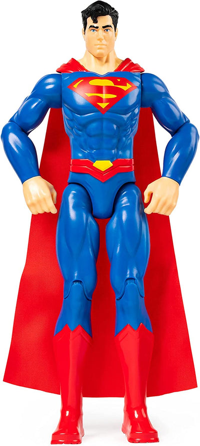 | SUPERMAN | Personaggio  Superman 30 Cm | Personaggio 30 Cm Con Decorazioni Originali, Mantello E 11 Punti Di Articolazione - Giocattoli per Bambini E Bambine Dai 3 Anni