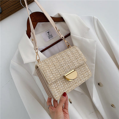 Woven Small Square Bag