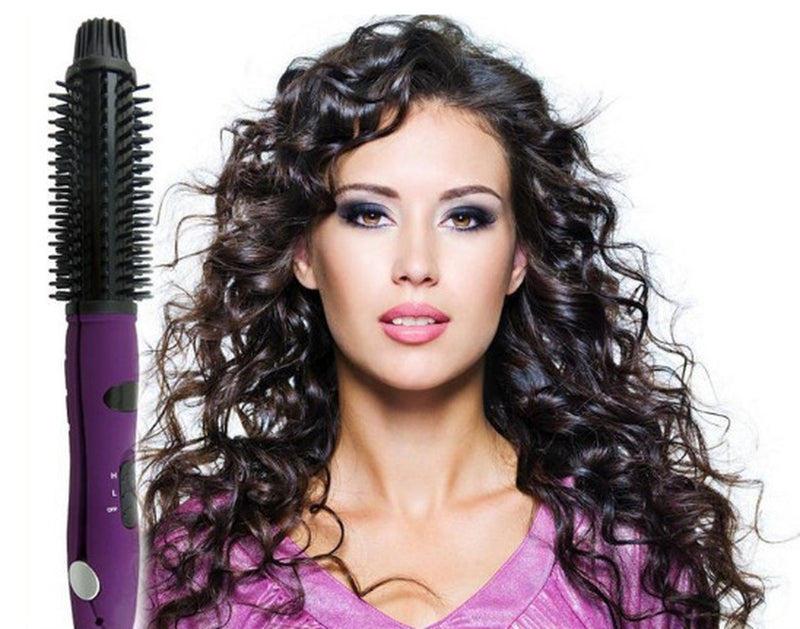 Hair Curling Stick Dual-Purpose Hair Straightener Buckle Hair Curler Electric Coil Comb Plywood