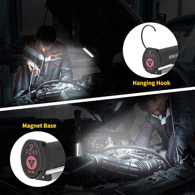Torcia LED Lampada Da Lavoro Ricaricabile USB Lampada Magnetica COB Lampade Di Ispezione 5 Modalità Lampada E Gancio per Auto/Campeggio/Bbq/Home E Di Emergenza