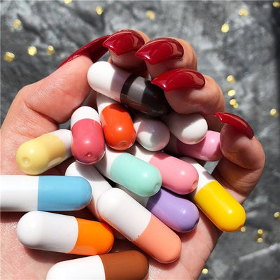 Mini Capsule Lipstick Velvet Canned Pills Student Make up 16Pcs