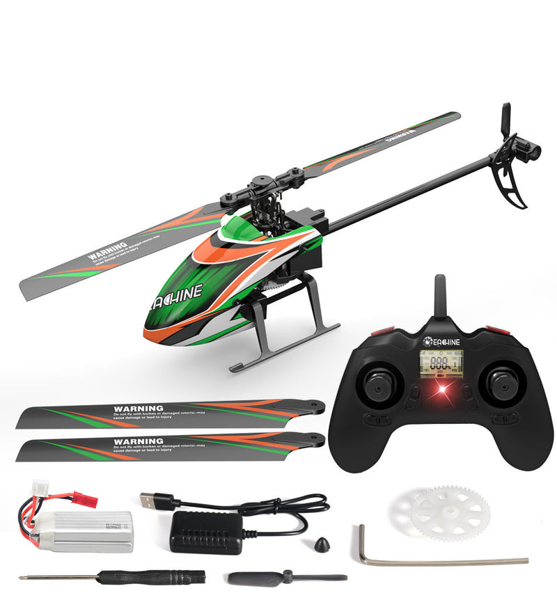 E130 2.4G 4CH 6-Axis Gyro Altitude Hold Flybarless RC Helicopter RTF