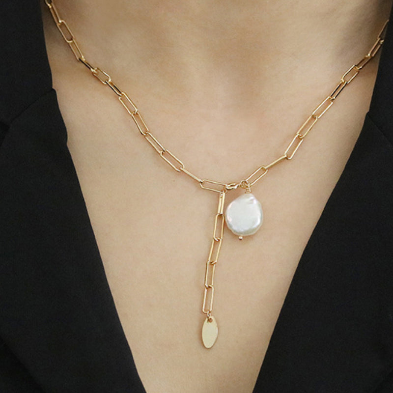 Shaped Pearl Necklace