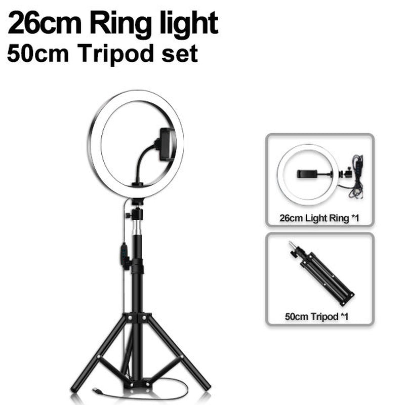 Compatible with Apple, Floor-Standing Portable Tripod Fill Light