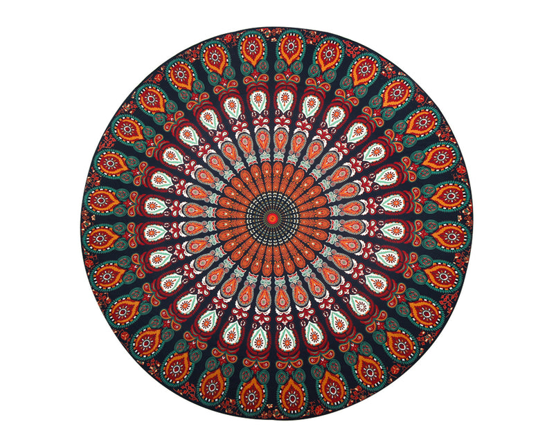 Printed round Beach Towels and Yoga Mat