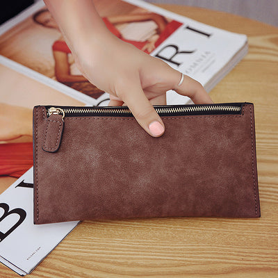 Women'S Purse Ladies Wallet Long Money Bags Simple Style