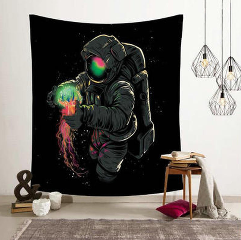 Astronaut Spaceman Background Cloth