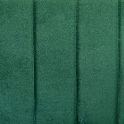 Divano 3 Posti Moderno Salvaspazio Con Cuscini Imbottiti, Gambe in Acciaio E Tessuto Vellutato, 195X88X76 Cm, Verde