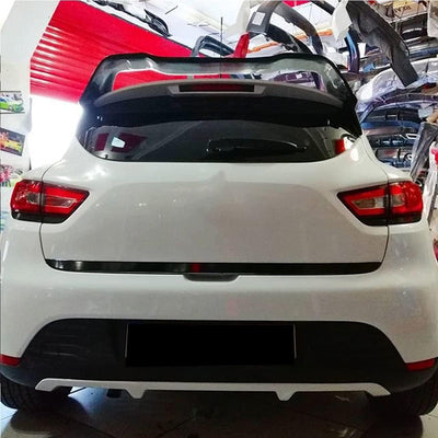 Spoiler Paraurti Auto per Ren-Au-Lt Clio 4 RS Spoiler 2012 2013 2014 2015 2016 2017 2018 2019 Spoiler Posteriore in Fibra Ala Top Auto-Styling Auto (Colore : Piano Black)