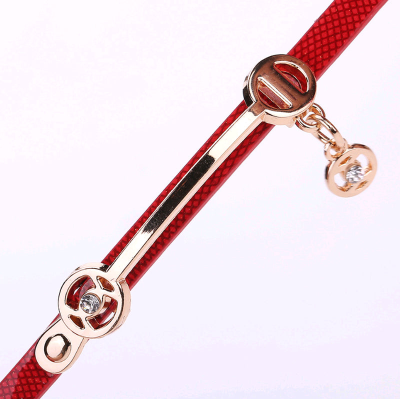 Thin Belt Fashion Ladies Watch Casual Three-Ring Winding Bracelet Watch Women&