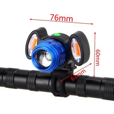 4 Modes Bike Front Lamp USB Rechargeable Bike MTB Strong Light Waterproof Headlight Night Cycling Safty Warning Light