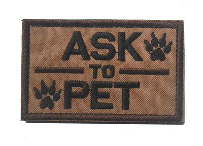 Pet Embroidery Velcro