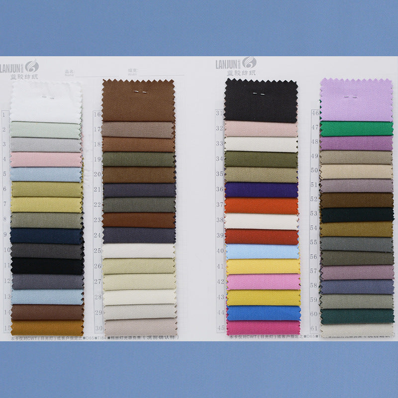 Woven Pure Cotton 108X56 Twill Yarn Card Washed