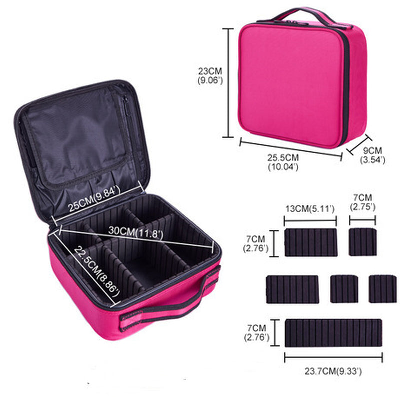 Large-Capacity Multifunctional Portable Cosmetic Bag