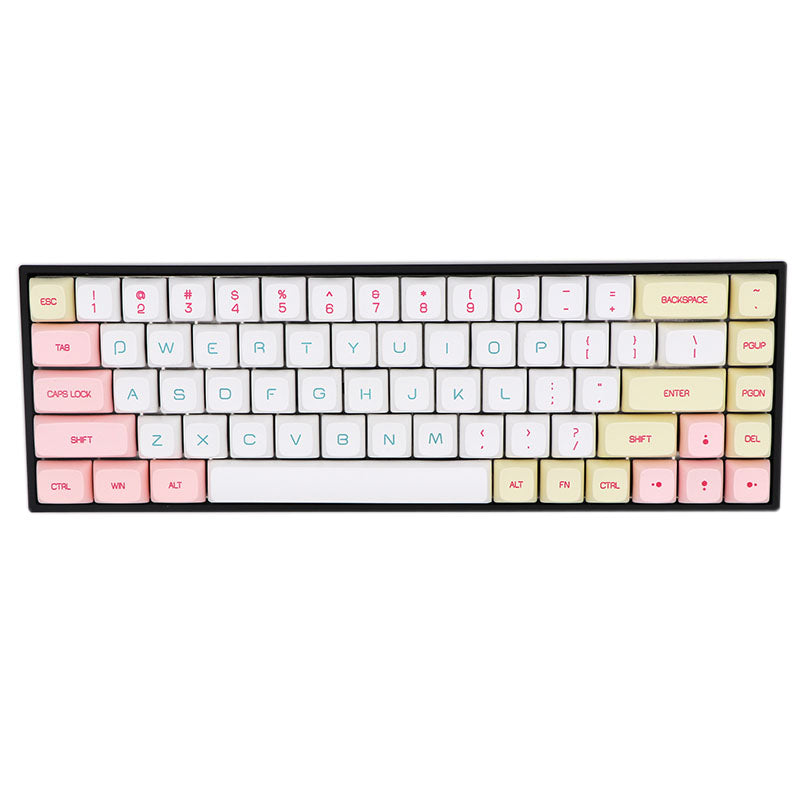 68-Key Mechanical Keyboard PBT Keycap