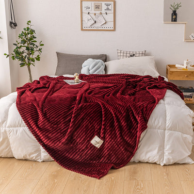 Single Layer Blanket Milk Fleece Blanket