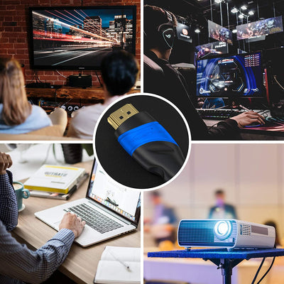 – Cavo HDMI 8K/4K Con Schermatura A.I.S, Progettato in Germania – 3M (8K@60Hz/4K@120H per Una Spettacolare Esperienza Ultra HD – High Speed Con Ethernet, Ps4/Ps5/Xbox/Switch, Nero)