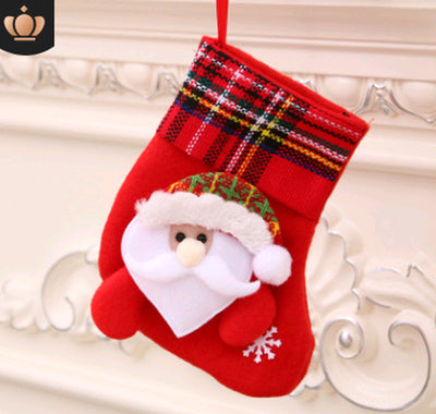 Christmas Decorations Santa Claus Socks Christmas Tree Pendant Christmas Socks Gift Bag Christmas Bag