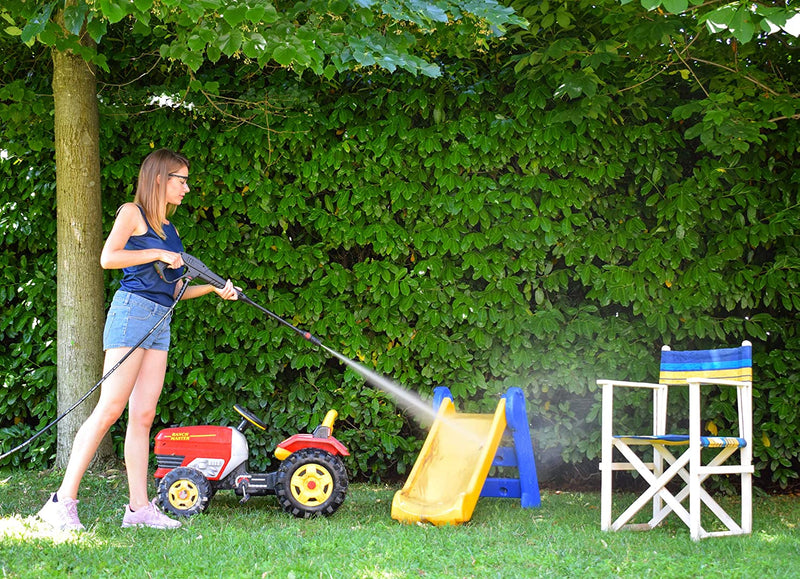 Idropulitrice Galaxy 160. 2500 Watt, 160 Bar Max. 510 Litri/Ora Max, Spazzola Fissa, Spazzola Rotante, Lavapatio, Tubo A.P. 8 Metri, Pistola, Lancia Con Ugello Variojet E Turbo