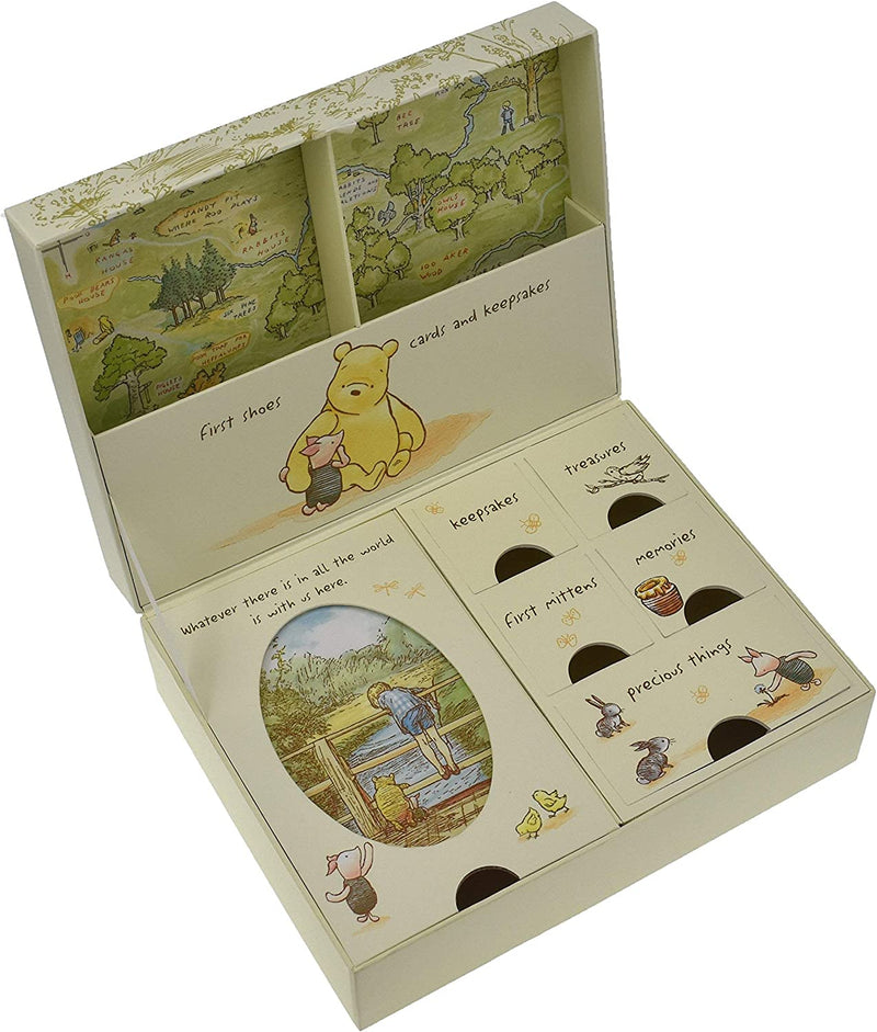 Disney Classico Pooh Bomboniere Bambino Scatola Con Compartimenti Nuovo (DI167)