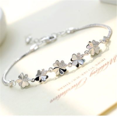 Four-Leaf Clover Bracelet