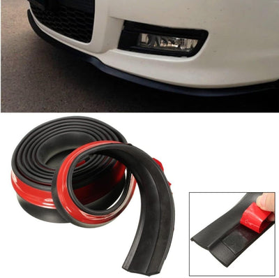 Spoiler Auto Universale, Striscia D'Incidente per Auto Strisce Di Protezione Er Paraurti Auto, 2.5 M, 60 Mm Di Larghezza Protezione Paraurti Er Auto