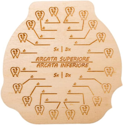 Scatola Porta Dentini Da Latte (Italiano) Bambina E Bambino - Scatolina Fatina Dei Denti - Cofanetto Di Legno Con Box Ricordi per Bambini - Scatole Regalo Battesimo- Scatoline Nascita Neonato