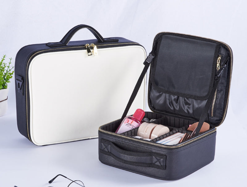 Large-Capacity Multifunctional Portable Cosmetic Bag