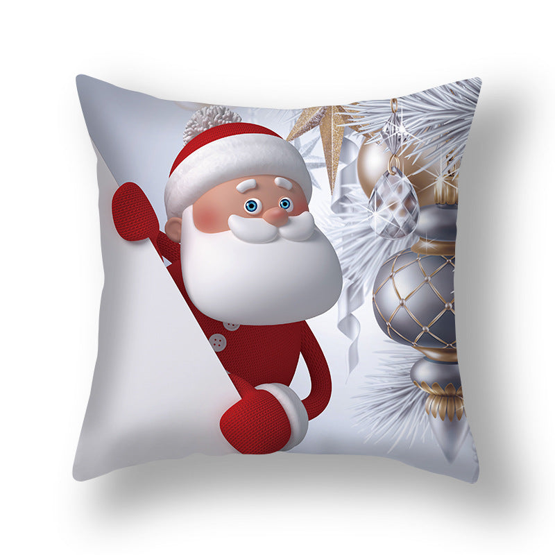 Christmas Snowman Series Peach Soul Pillow Case