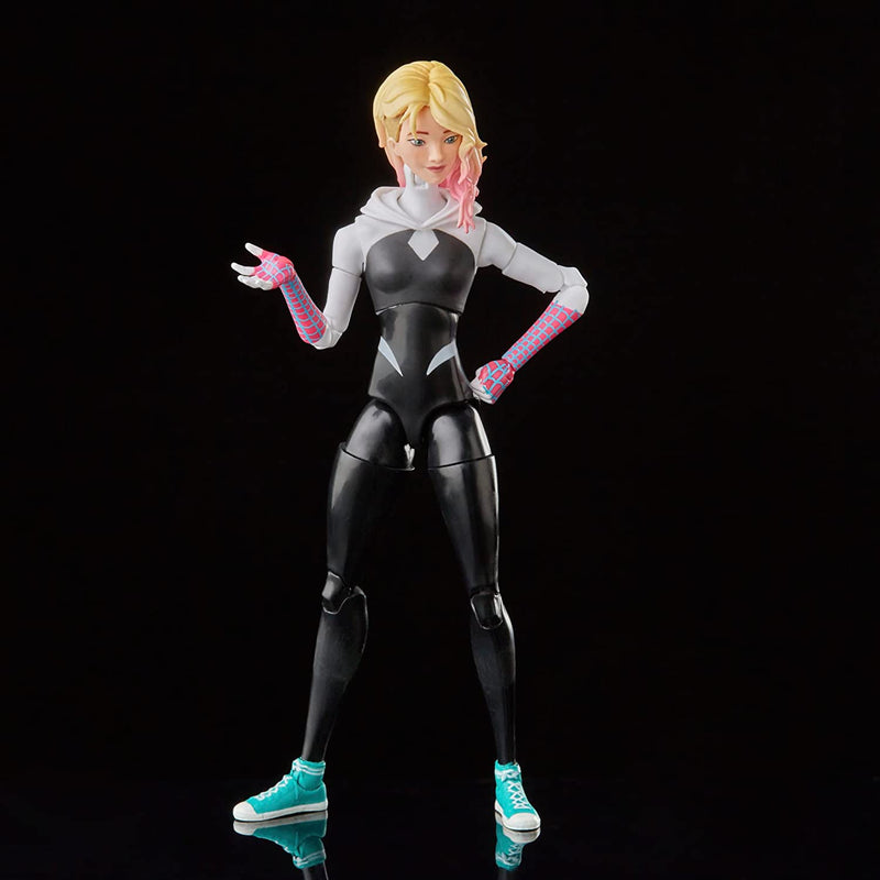 Marvel Legends Series, Spider-Gwen, Action Figure Da 15, Ispirata Al Film ""Spider-Man: across the Spider-Verse (Part One)"", 4 Accessori