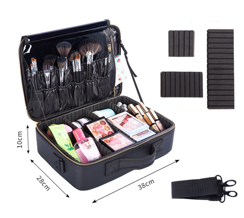 Large-Capacity Multifunctional Portable Cosmetic Bag