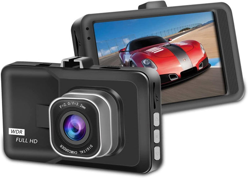 【2022 Nuova Versione】 Telecamera per Auto 1080P Dashcam Auto Schermo Da 3 Pollici Angolo Di Ripresa Da 170°, Con Registrazione in Continuo, Monitor Di Parcheggio