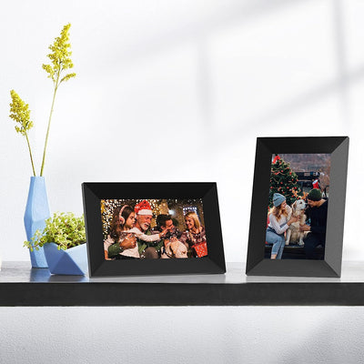 Frame Di Foto Digitale Wi-Fi Da 10,1 Pollici, Touchscreen 1280 X 800 IPS, Cornice Elettronica Con Memoria Da 16 GB, Rotazione Automatica, Montaggio a Parete, Foto E Video Tramite APP Frameo