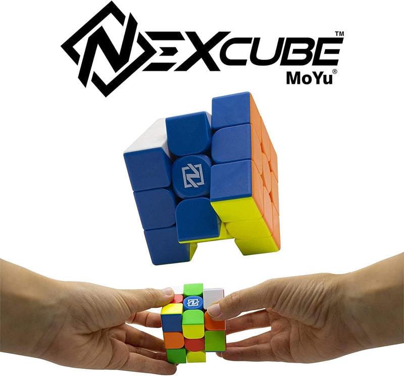 , Nexcube 3X3 Classic, Cubo per Speedcuber, Senza Adesivi Con Riposizionamento Preciso E Doppio Sistema Di Regolazione, Multicolore, ‎13.18 X 8 X 5.51 Cm; 72 Grammi