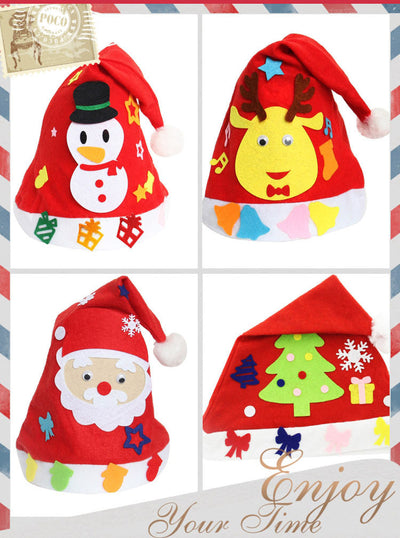 DIY Christmas Hat Christmas Children'S Nursery School Christmas Necessities and Children'S Christmas Hat