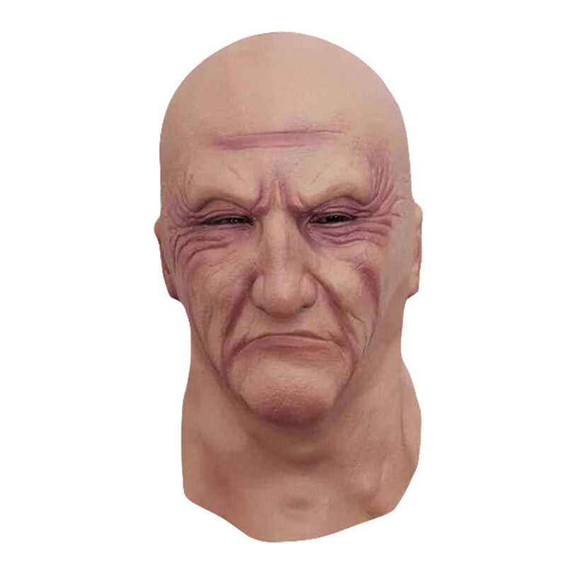 Halloween Funny Latex Full Headgear Old Man Mask