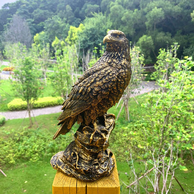 Statua Da Giardino Aquila, Magnifica Statua D'Arte Dell'Aquila per Casa Prato Cortile, Decorazione Paesaggistica