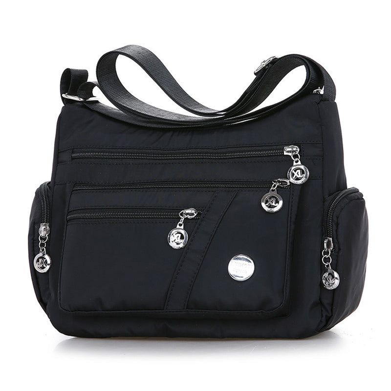 Nylon Multi-Compartment Casual One-Shoulder Messenger Bag