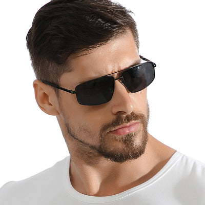 Men'S Sunglasses Fashion Metal Polarized Glasses