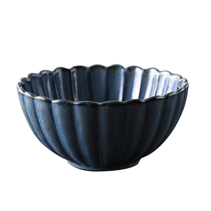 Creative Ceramic Tableware Plate Bowl Bowl Coffee Cup Fambe Glaze Tableware Series of Chrysanthemum