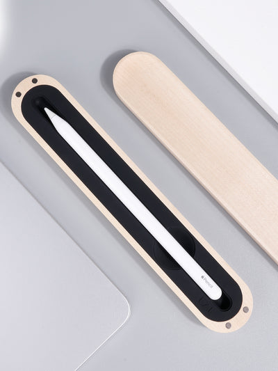 Compatible with Apple, Lzl Suitable for Pencil Storage Box Solid Wood Pen Box Ipad Tablet Generation Second Generation Stylus Pen Sleeve Huawei Stylus Mpencil Capacitor Pen Universal Protective Sleeve with Pen Slot Ac